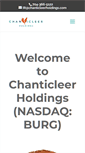 Mobile Screenshot of chanticleerholdings.com